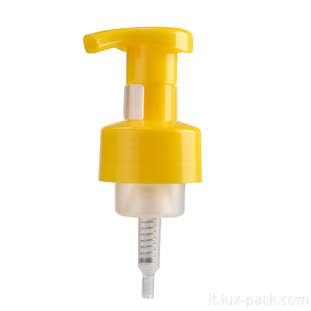 Pompa sapone personalizzata distributore di plastica in schiuma fiore Pompa lavatura